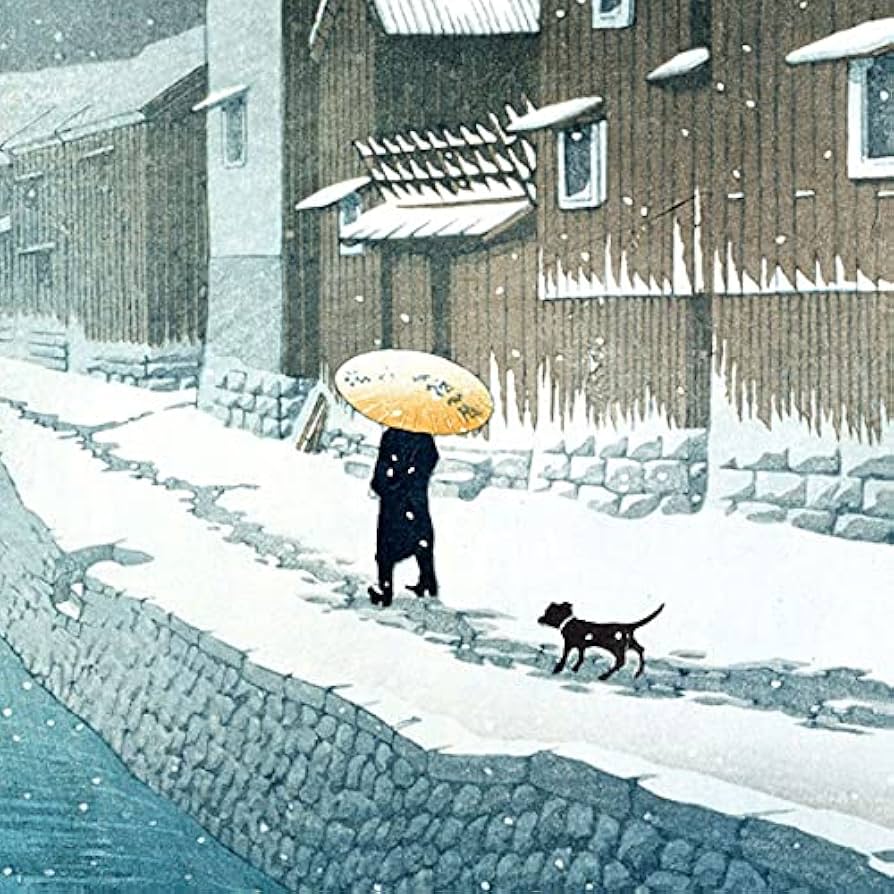 版画 Amazon.co.jp: 川瀬巴水 版画 東京二十景 滝乃川 昭和四年 38.5